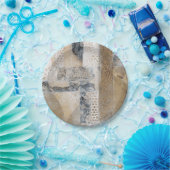 Assiettes En Carton Collage de dentelle I (Fête)