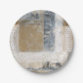 Assiettes En Carton Collage de dentelle II (Devant)