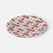 Assiettes En Carton Collage d'icône de Londres (Angle)