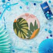 Assiettes En Carton Collage Jungle I (Fête)