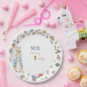 Assiettes En Carton Collage Peter le lapin (Fête)