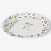 Assiettes En Carton Collage Peter le lapin (Angle)