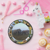 Assiettes En Carton Collage photo faune africaine Herd Herd Mist (Fête)