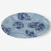 Assiettes En Carton Collection de coquillages marins - Toutes les tail (Angle)