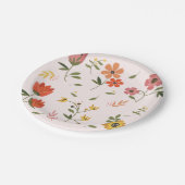Assiettes En Carton collection de fleurs (Angle)