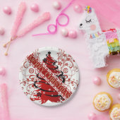 Assiettes En Carton Collection de Noël Suzanne Elizabeth (Fête)