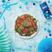 Assiettes En Carton Collection de récoltes de Thanksgiving (Fête)