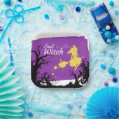 Assiettes En Carton Collection de timbres Halloween "Evil Witch" (Fête)