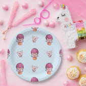 Assiettes En Carton Collection d'ours itinérants - Bleu (Fête)