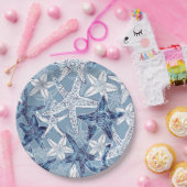 Assiettes En Carton Collection Nautique de poisson étoilé - Toutes les (Fête)