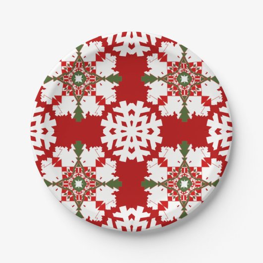Assiettes En Carton Collection Noël (Devant)