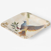 Assiettes En Carton "Colombe de l'espoir" (Angulaire)