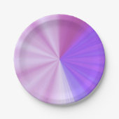 Assiettes En Carton Color Rays (Devant)