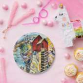 Assiettes En Carton Colorado (Fête)