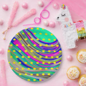 Assiettes En Carton Coloré (Fête)