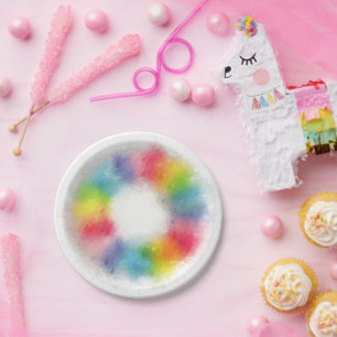 Assiettes En Carton Coloré moderne élégant Modèle tendance