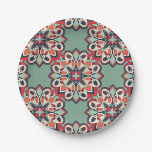 Assiettes En Carton Coloré Turc sans couture