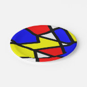 Assiettes En Carton colored geometries (Angle)