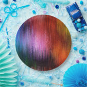 Assiettes En Carton Colorful Background Pattern (Fête)