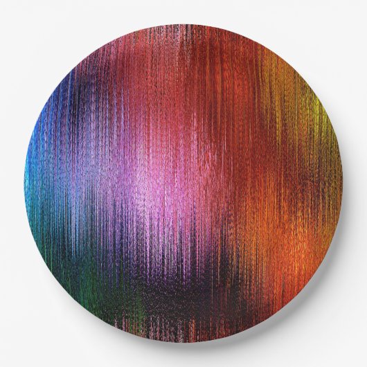 Assiettes En Carton Colorful Background Pattern (Devant)