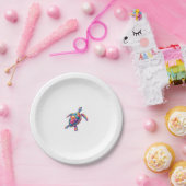 Assiettes En Carton Colorful Splash Eastern Box Turtle (2) (Fête)