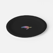 Assiettes En Carton Colorful Splash Eastern Box Turtle (3) (Angle)