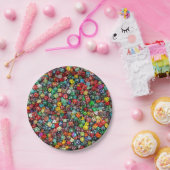 Assiettes En Carton Colorfull Dit Paper Plate (Fête)