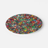 Assiettes En Carton Colorfull Dit Paper Plate (Angle)