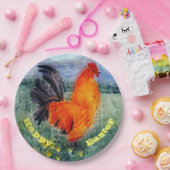 Assiettes En Carton Colourful Bird (Fête)