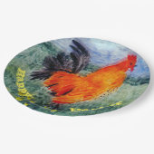 Assiettes En Carton Colourful Bird (Angle)