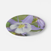 Assiettes En Carton Columbine pourpre (Angle)