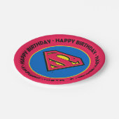 Assiettes En Carton Comics DC | Superman | Logo classique (Angle)