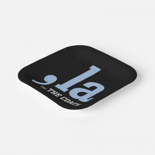 Assiettes En Carton Comma La Kamala Harris Tim Walz Coach 2024 (Angulaire)