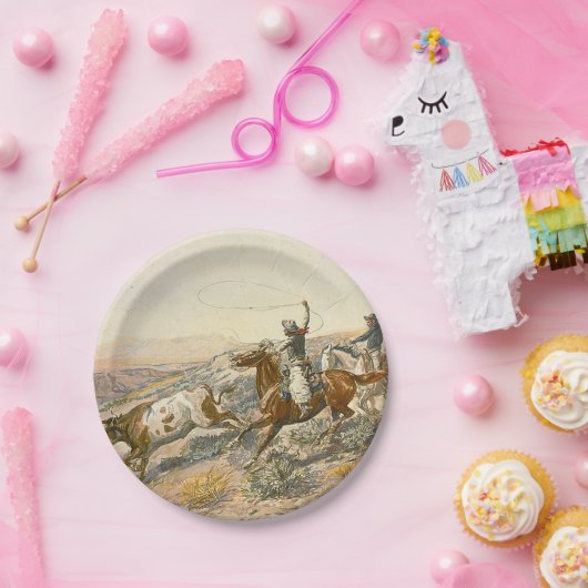 Assiettes En Carton Commande de bétail de PIÈCE EN T (Fête)