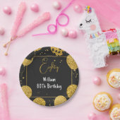 Assiettes En Carton Comme Retro Amusant Humor Adulte Happy Chic 80e an (Fête)