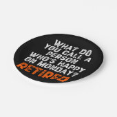 Assiettes En Carton Comment appelez-vous une personne qui est heureuse (Angle)