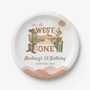 Assiettes En Carton Comment L'Occident Était Un Cowboy De Fête D'Anniv