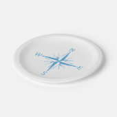 Assiettes En Carton Compas éolien (Angle)
