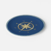 Assiettes En Carton Compas nautique (Angle)