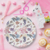 Assiettes En Carton Composition de l'eau souterraine Conception 1 (Fête)