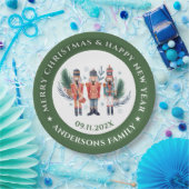 Assiettes En Carton Composition des noix de cou de Noël (Fête)