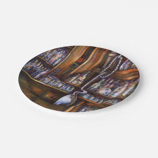 Assiettes En Carton Compris implicitement (Angle)