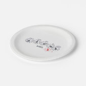 Assiettes En Carton Compteur électrique Faux kWh (Angle)