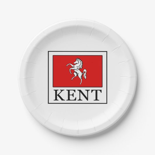 Assiettes En Carton Comté de Kent (Devant)