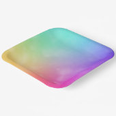 Assiettes En Carton Conception arc-en-ciel Abstraite (Angulaire)