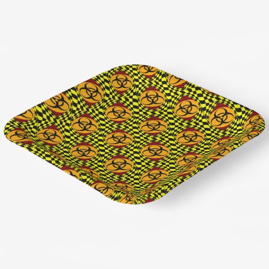 Assiettes En Carton Conception bioaléatoire par Kenneth Yoncich (Angulaire)