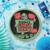 Assiettes En Carton conception d'affiche d'exposition de spectre de (Fête)