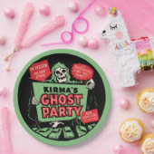 Assiettes En Carton conception d'affiche d'exposition de spectre de (Fête)