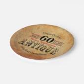 Assiettes En Carton Conception d'antan, d'antiquité et Vintage (Angle)