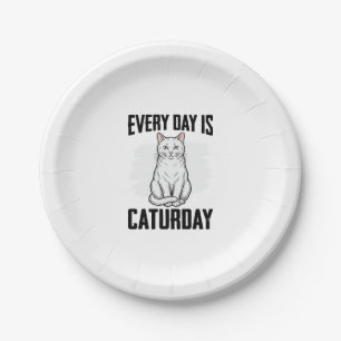 Assiettes En Carton Conception de chemise drôle pour amateur de chat d